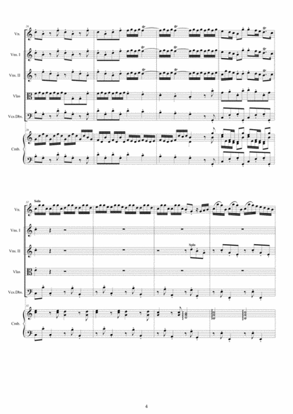 Vivaldi - Violin Concerto No.7 in C major Op.4 RV 185 for Violin solo, Strings and Cembalo image number null
