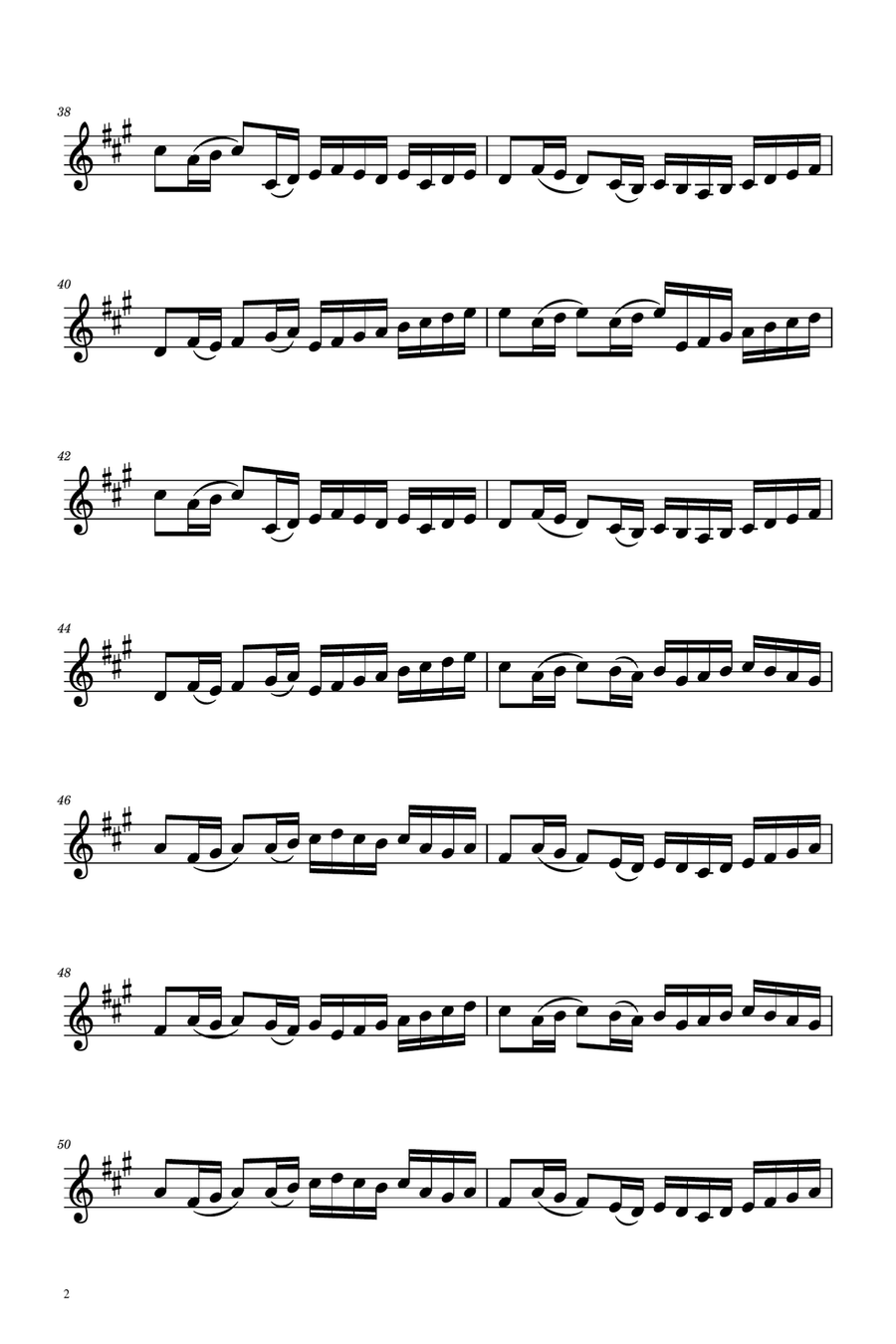 Canon in D - French Horn Solo Horn Solo scores gallery preview page 2