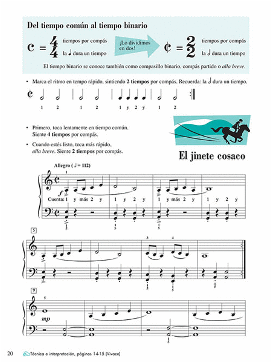 Libro de lecciones y teoria, Nivel 5 Piano Method scores gallery preview page 3