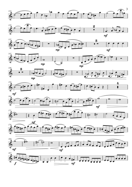 Trio in A minor for Clarinet, Violin, and Piano, Fourth (Last) Movement