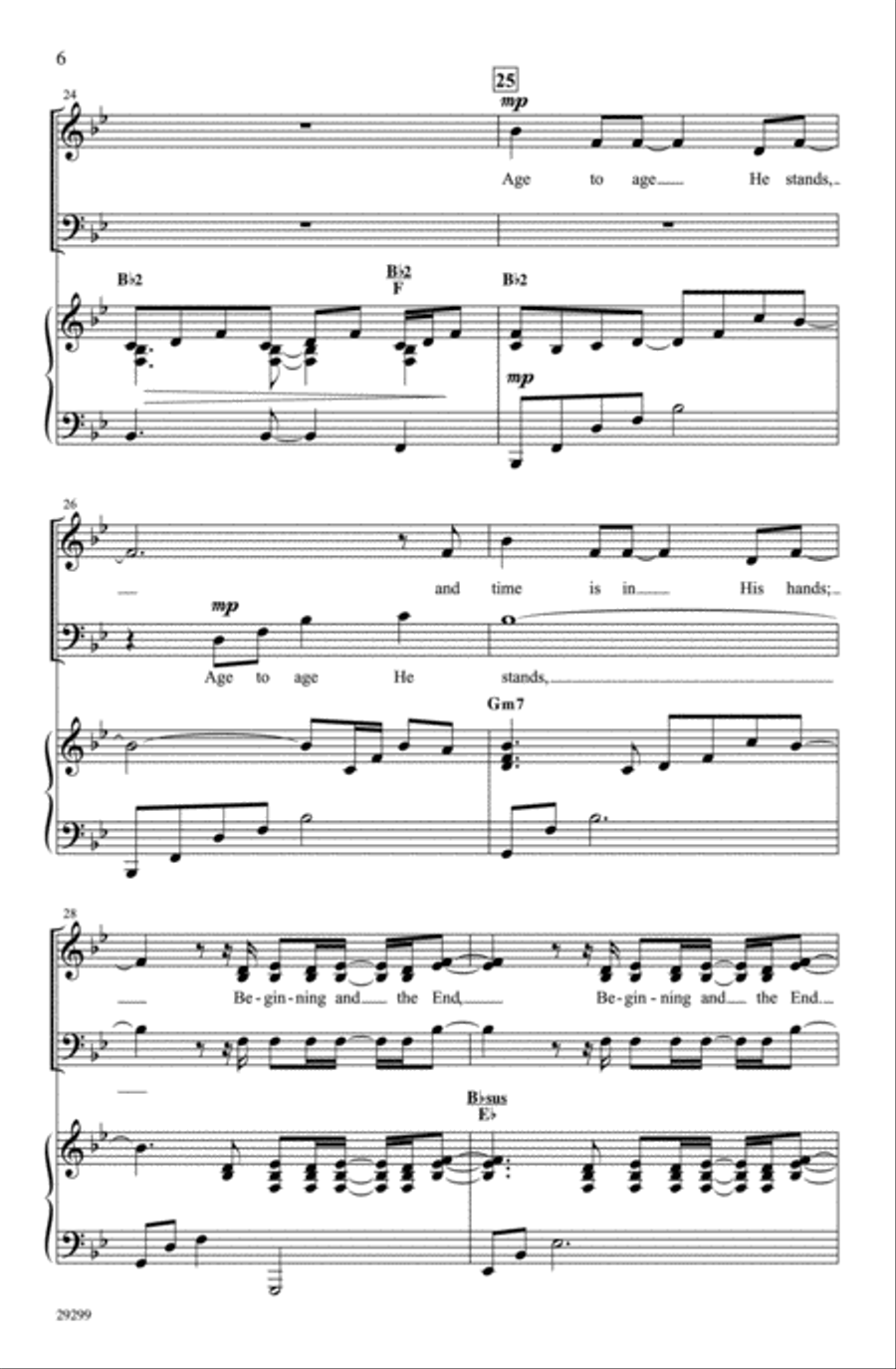 How Great Is Our God 3-Part scores gallery preview page 6
