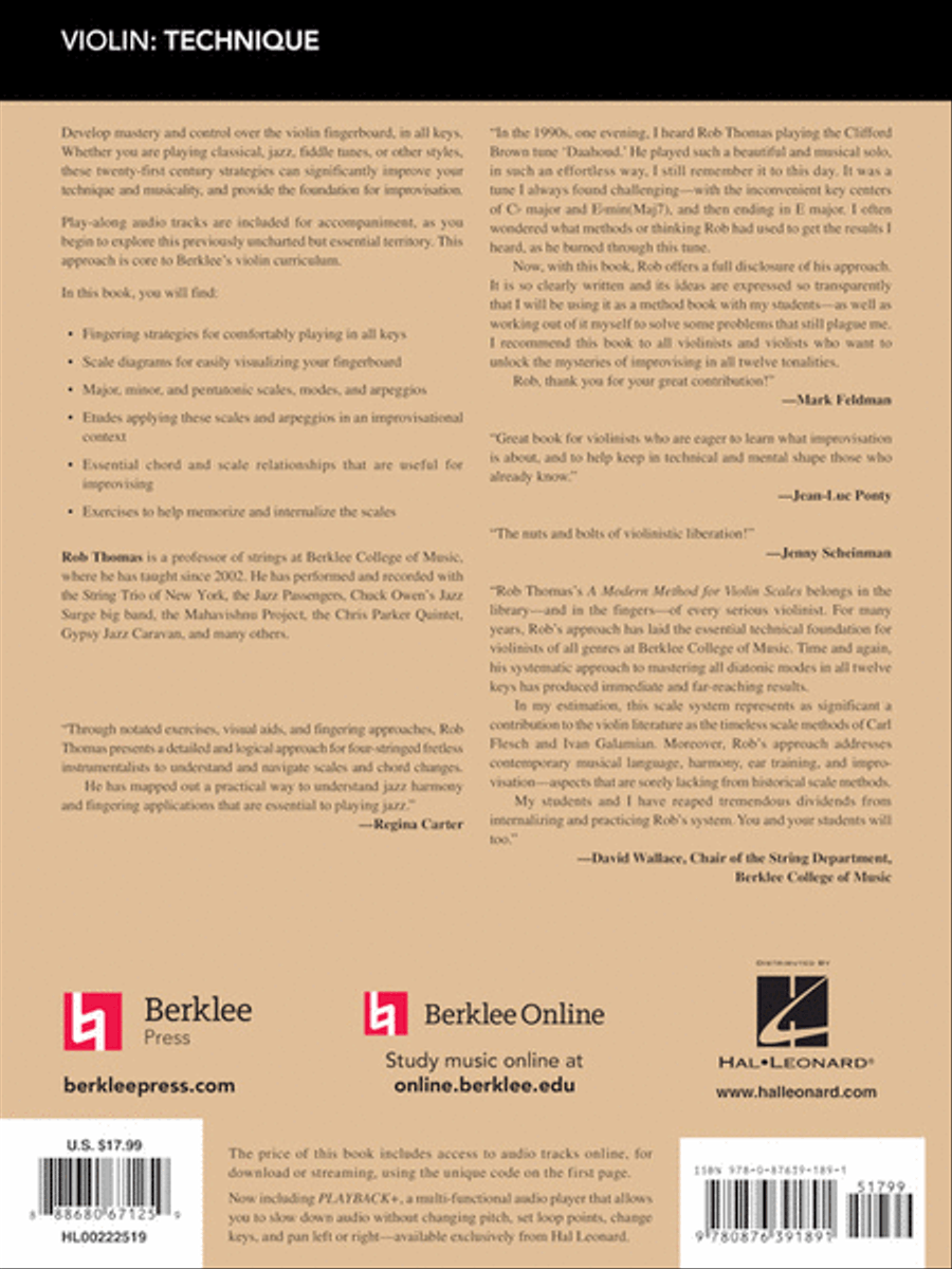 A Modern Method for Violin Scales Violin scores gallery preview page 6