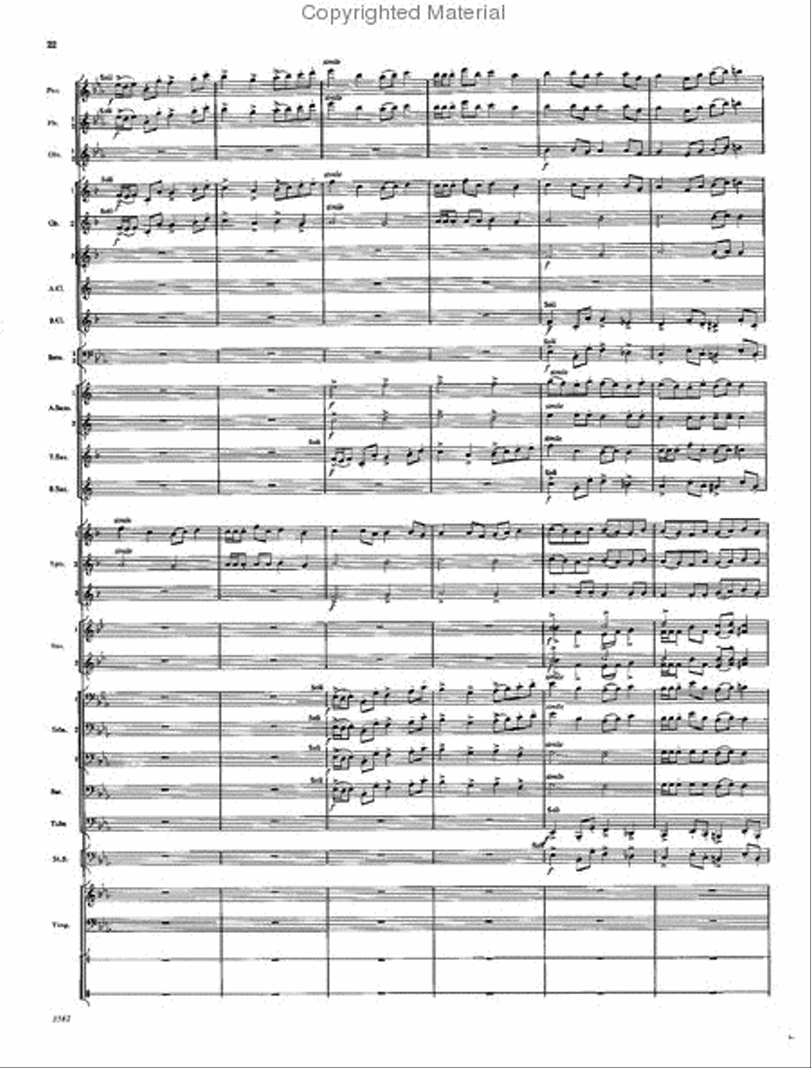 Seagate Concert Band scores gallery preview page 22