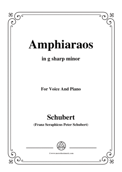 Schubert-Amphiaraos,in g sharp minor,D.166,for Voice&Piano image number null