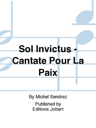 Sol Invictus - Cantate Pour La Paix