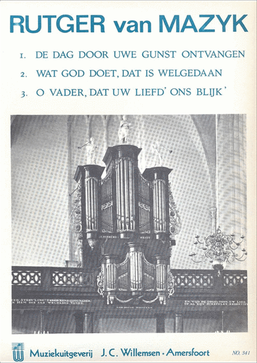 Dag Door Uwe Gunst Ontvangen Organ scores gallery preview page 1