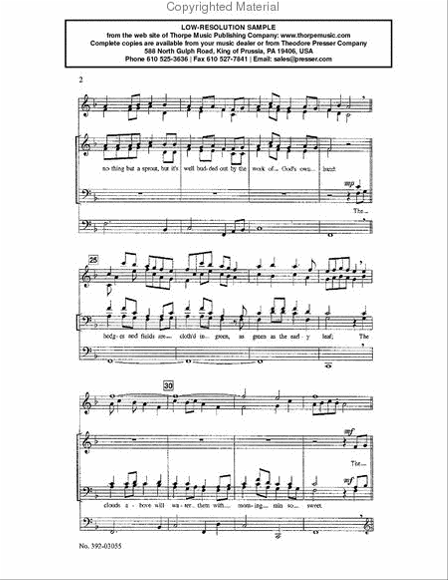 May Day Carol May Day Carol 4-Part scores gallery preview page 3
