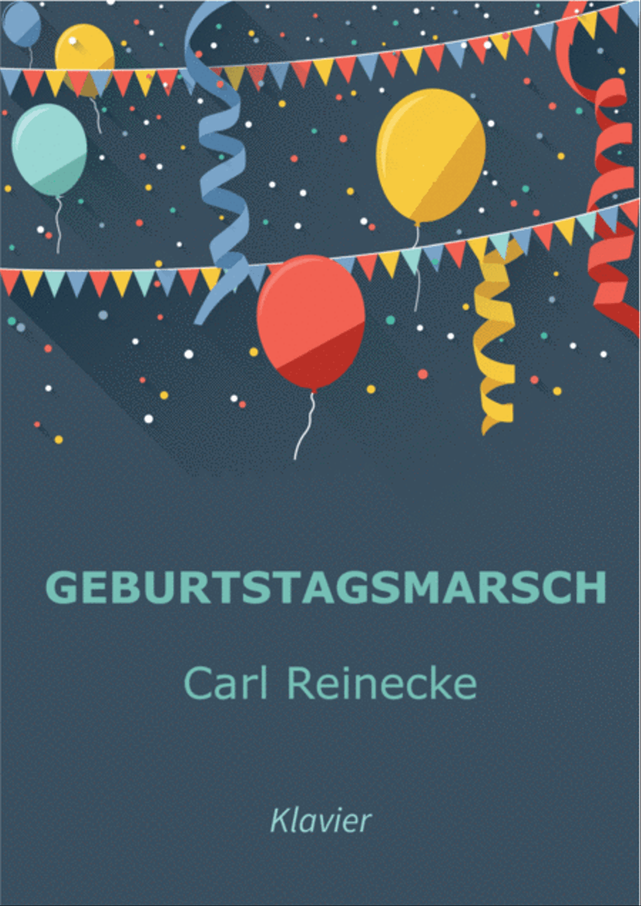 Geburtstagsmarsch Piano scores gallery preview page 1