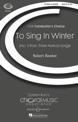 Book cover for To Sing in Winter
