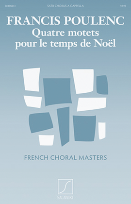 Book cover for Quatre motets pour le Temps de Noel