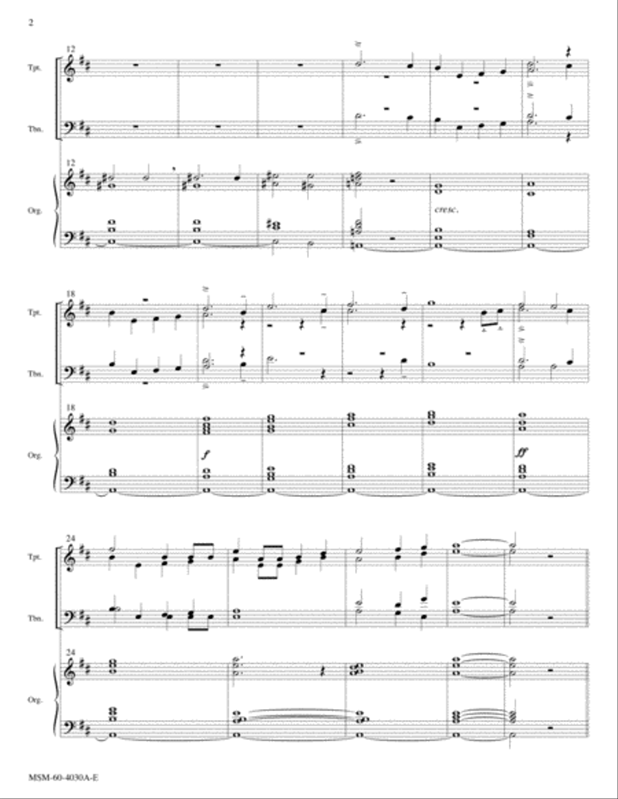 Rise, O Church, like Christ Arisen Choir scores gallery preview page 2