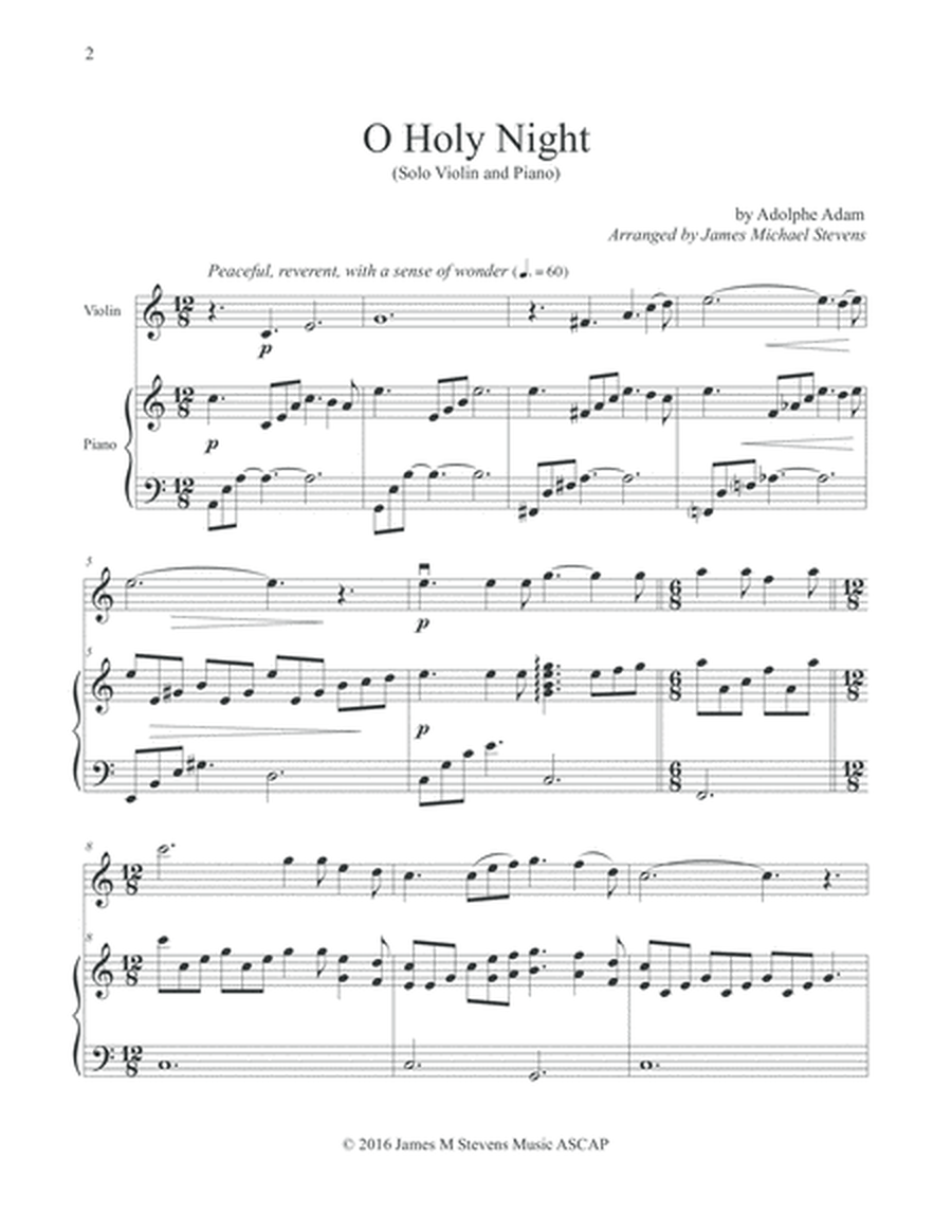 O Holy Night - Solo Violin image number null