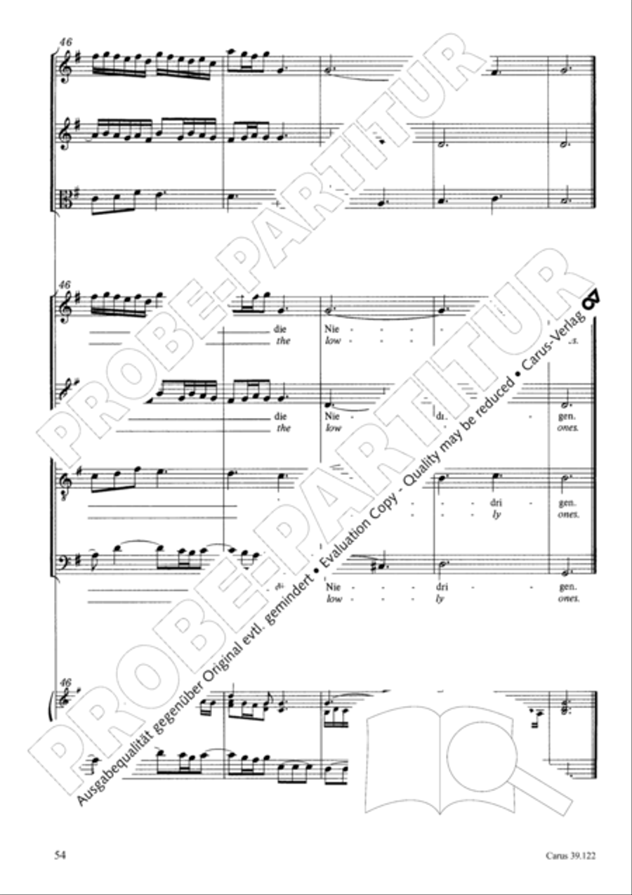 All my spirit exalts (With my spirit I praise the Lord) 4-Part scores gallery preview page 55