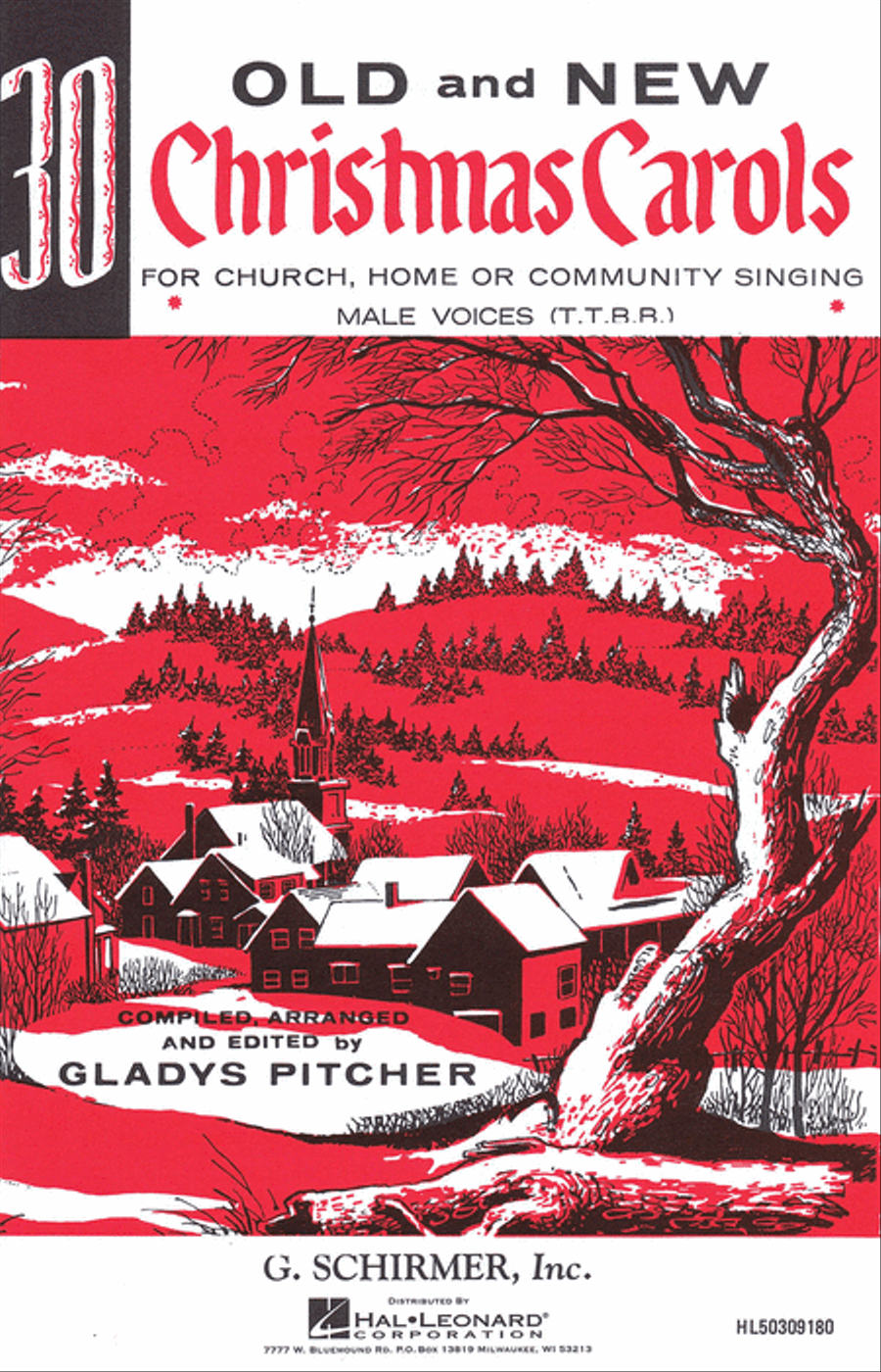 Thirty Old and New Christmas Carols TTBB scores gallery preview page 1