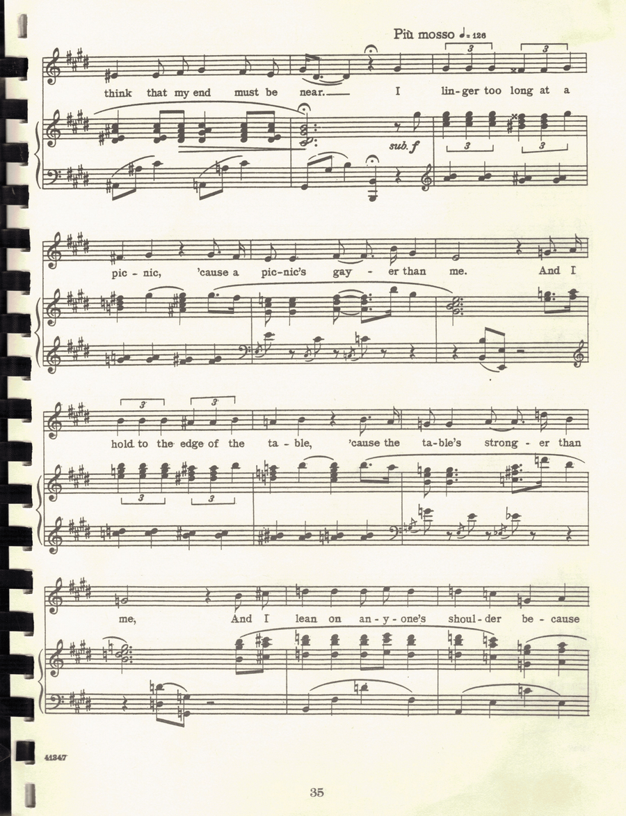 Farther From The Heart Farther From The Heart Piano, Vocal scores gallery preview page 2