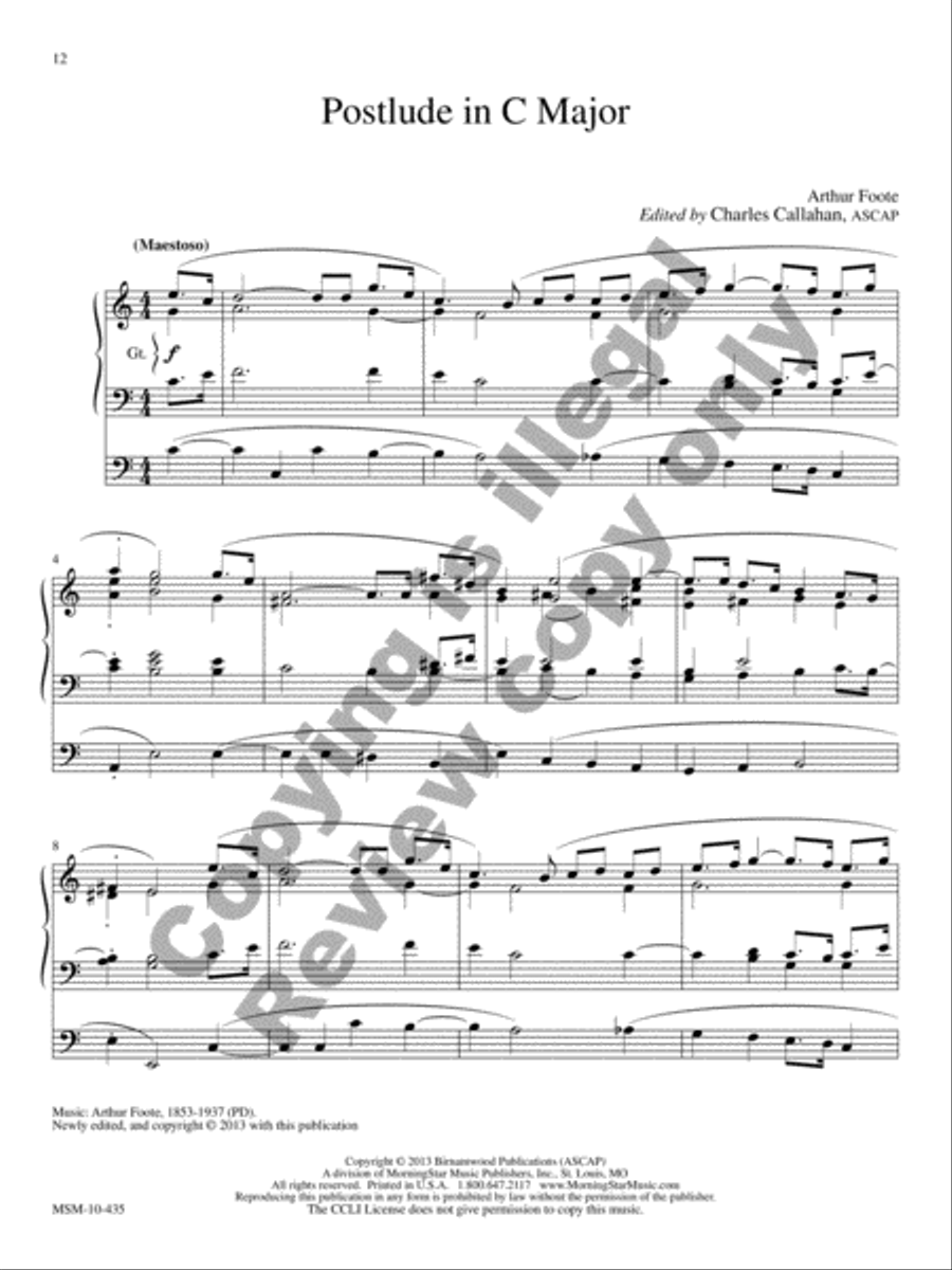 Alleluia Organ scores gallery preview page 5