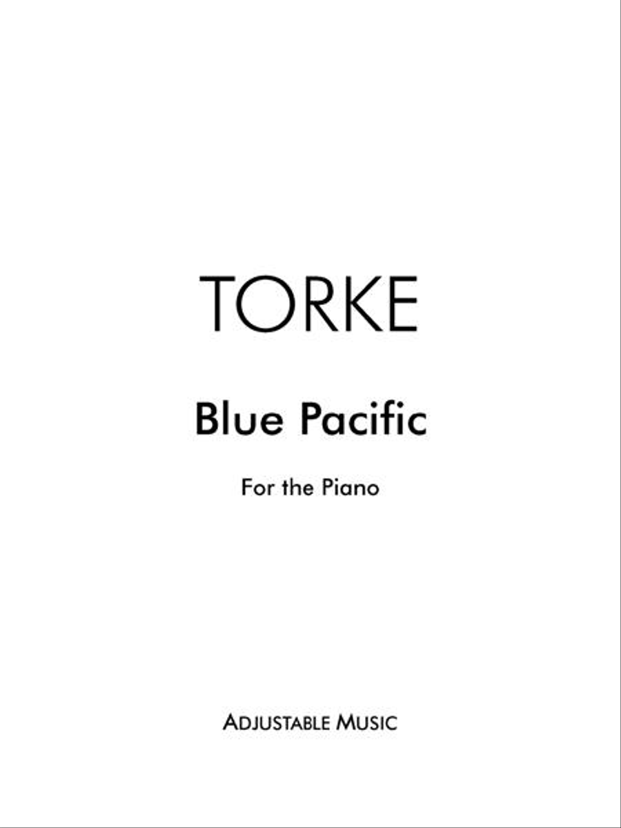Blue Pacific Blue Pacific Piano Solo scores gallery preview page 1