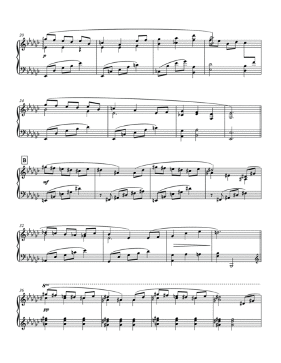 Determination (Undertale Piano Collections) Piano Solo scores gallery preview page 3