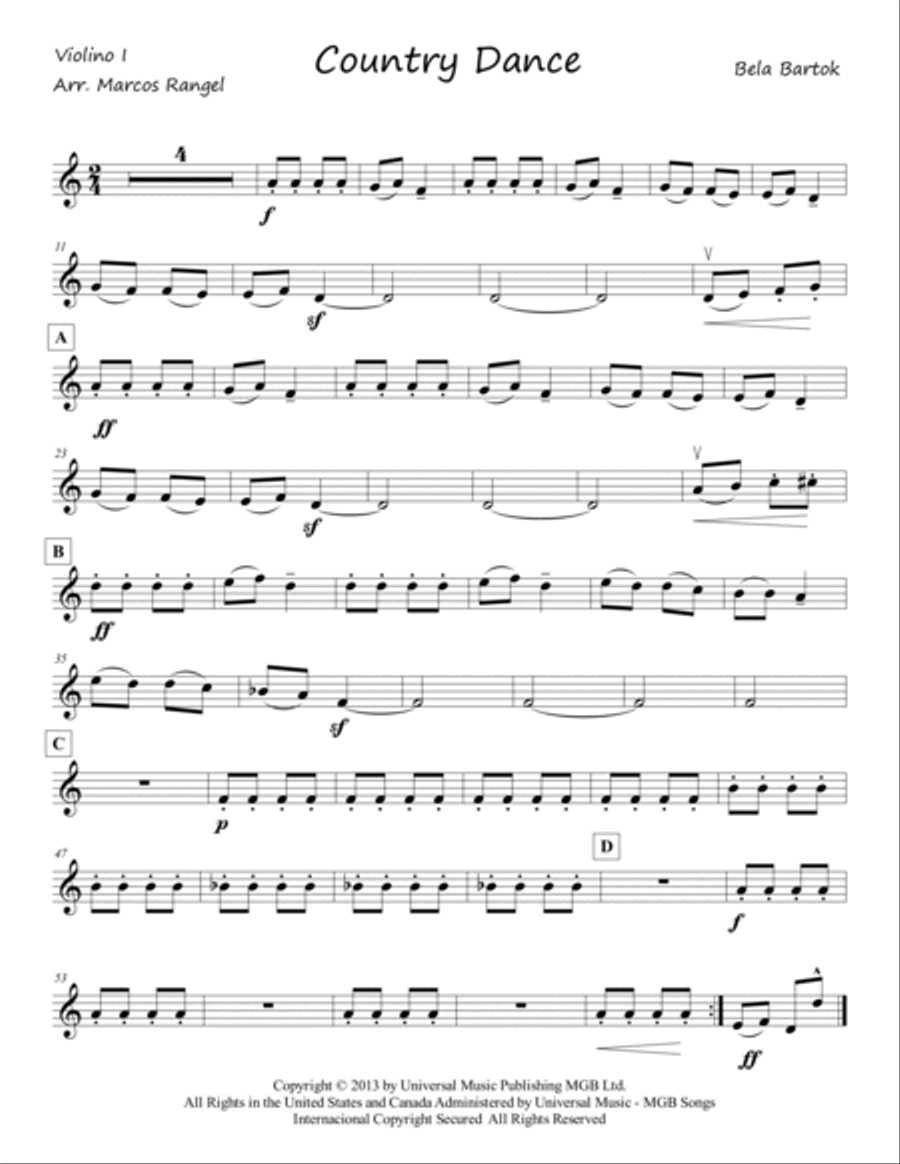 Country Dance Chamber Music scores gallery preview page 6