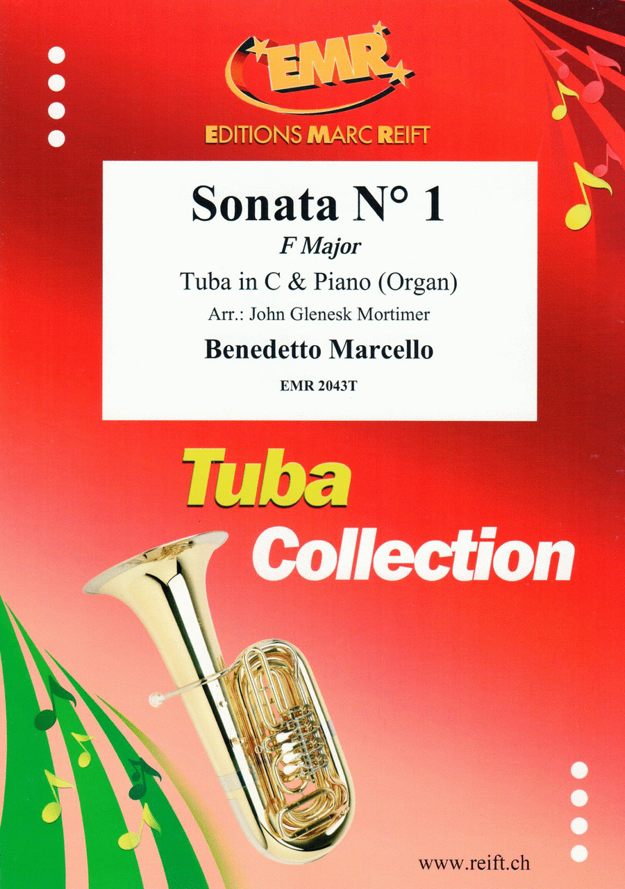 Sonata No. 1 in F Major Tuba scores gallery preview page 1