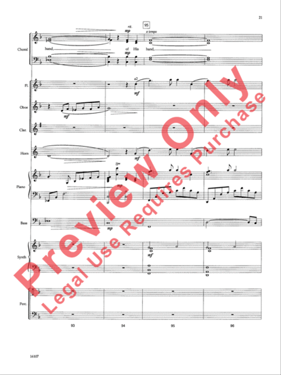 On Eagle's Wings On Eagle's Wings Choir scores gallery preview page 22
