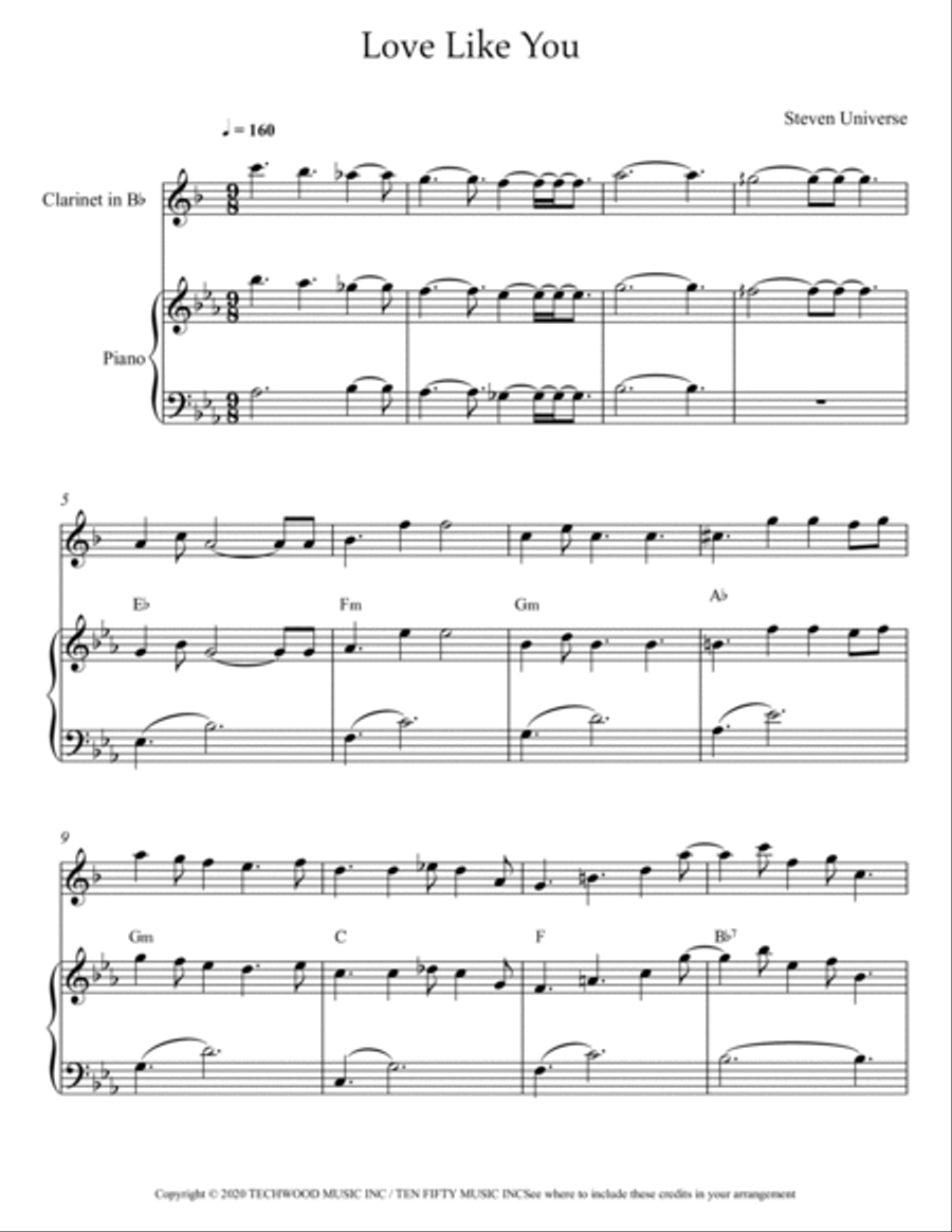 Love Like You (end Credits) Woodwind Duet scores gallery preview page 2