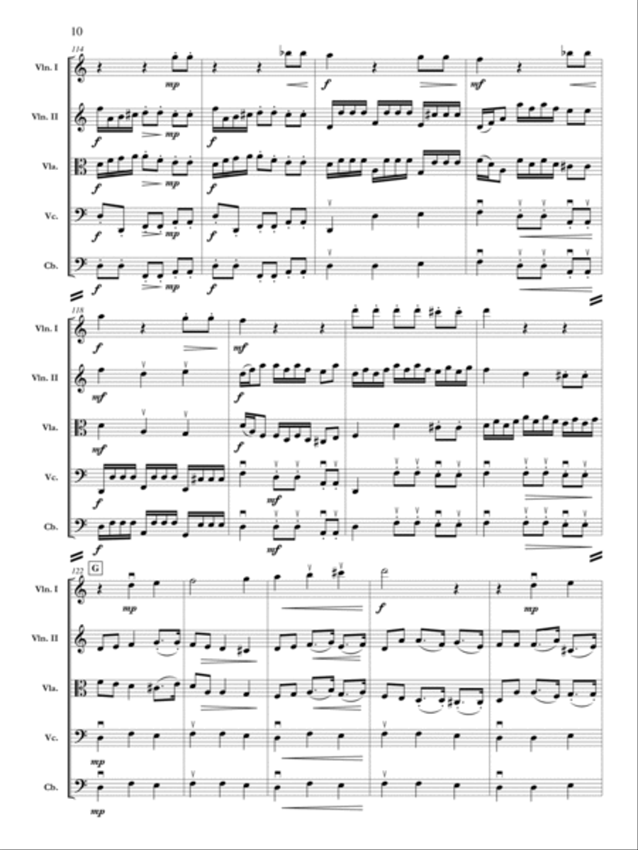 The Bells of St. Genevieve Orchestra scores gallery preview page 11