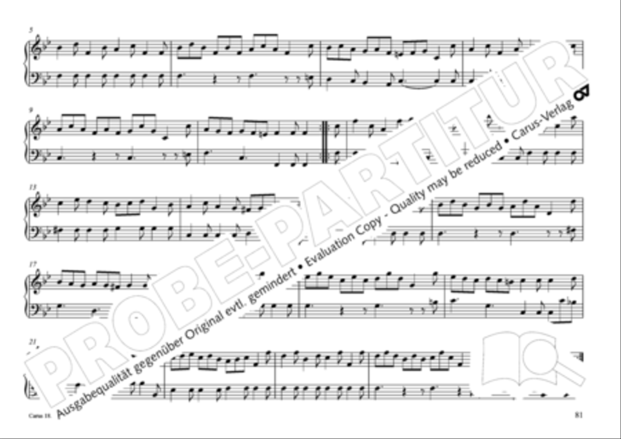 Pastoral music for organ, vol. 2: Germany, Bohemia, Austria, South Tyrol Organ Solo scores gallery preview page 82