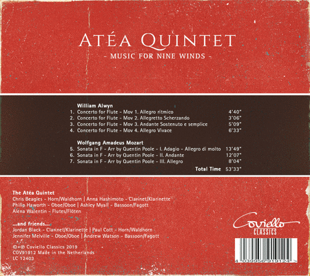 Atea Quintet: Music for Nine Winds