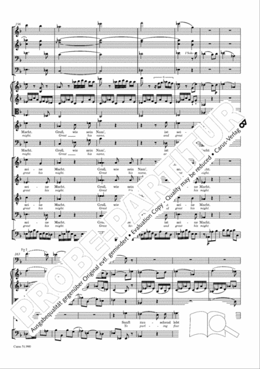 The Creation (Die Schopfung) 4-Part scores gallery preview page 275