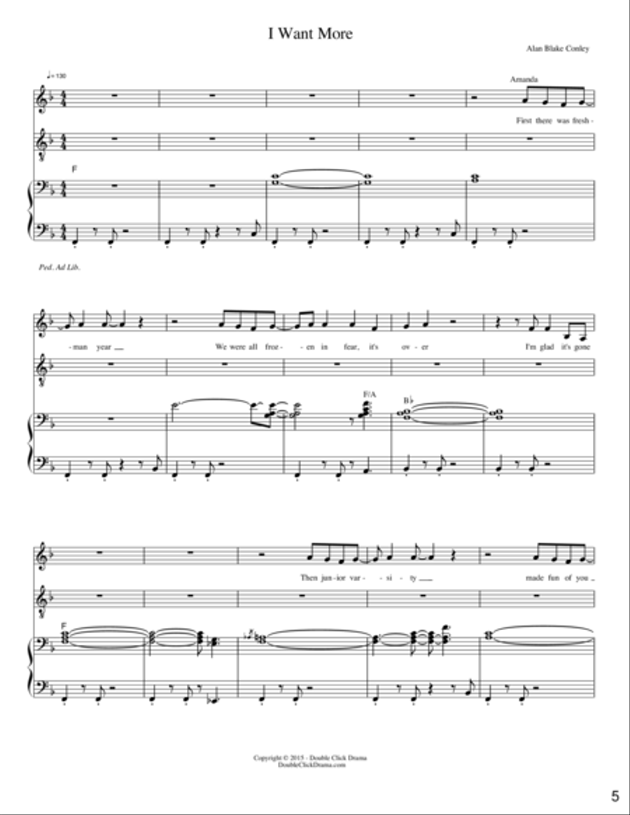 Relative Talent, the musical - Vocal Selections Vocal Duet scores gallery preview page 5