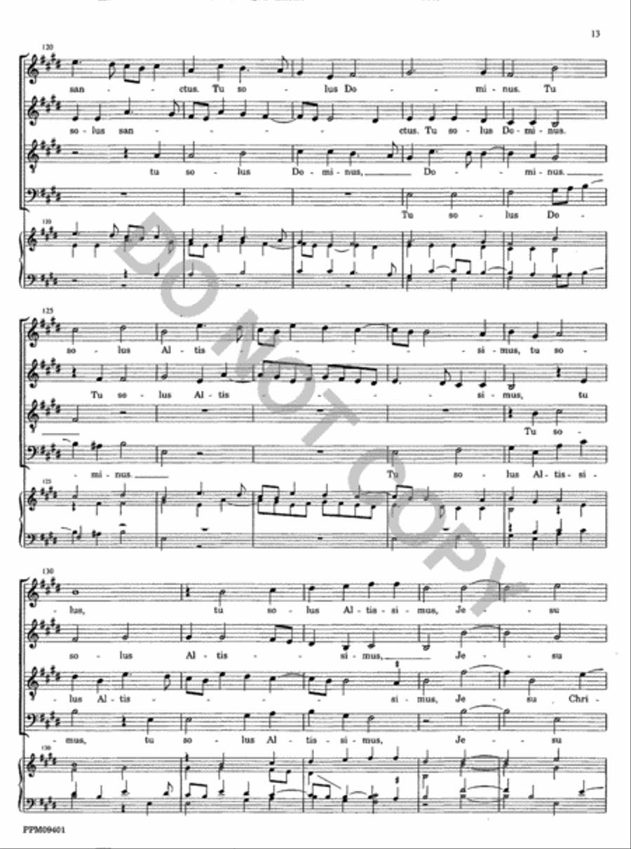 Missa Descendit Angelus Domini 4-Part scores gallery preview page 14