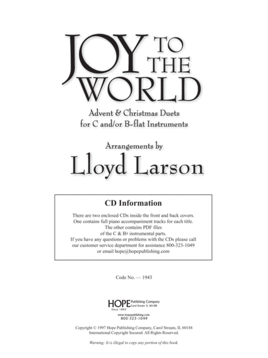 Joy to the World image number null