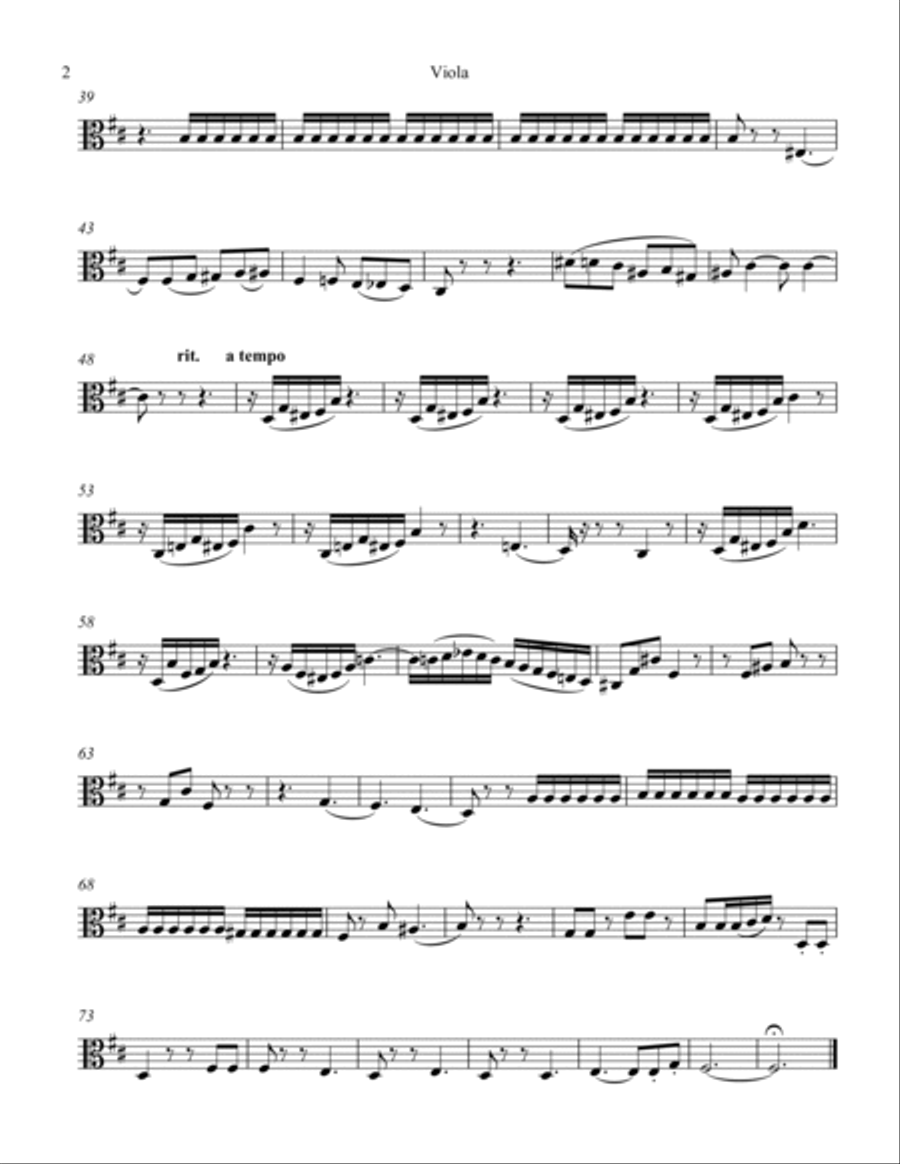 Violin Concerto #7 Second Movement String Orchestra scores gallery preview page 5