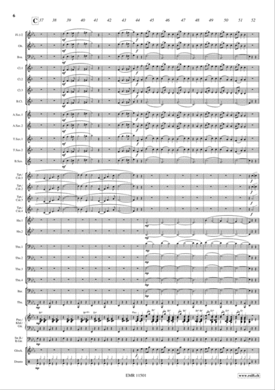 Love In Vienna Concert Band scores gallery preview page 7