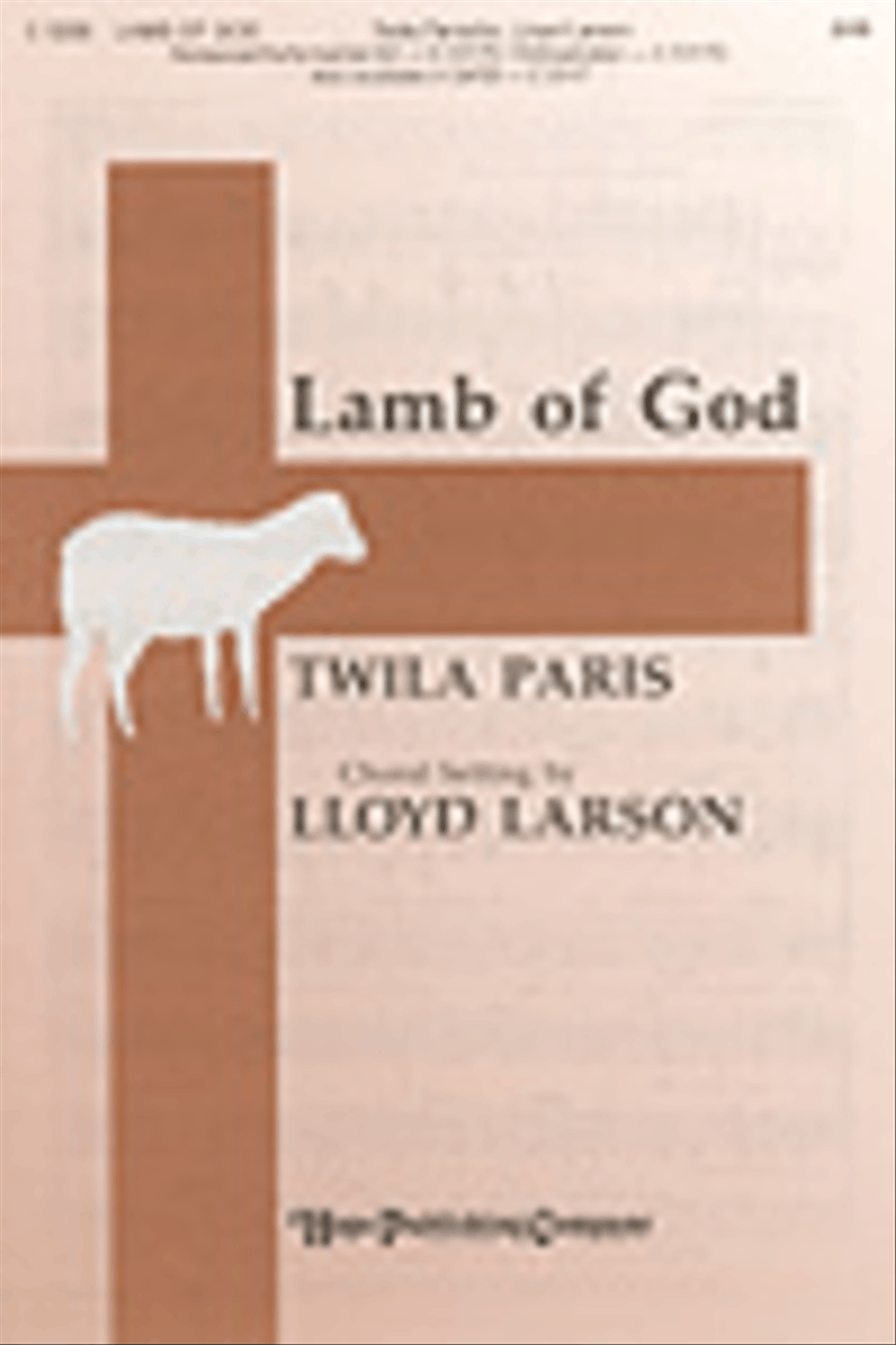 Lamb of God 4-Part scores gallery preview page 1