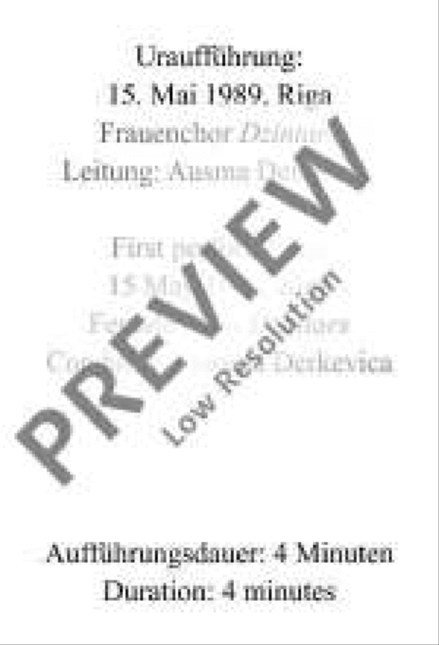 Ganu dziesma Women's Choir scores gallery preview page 4