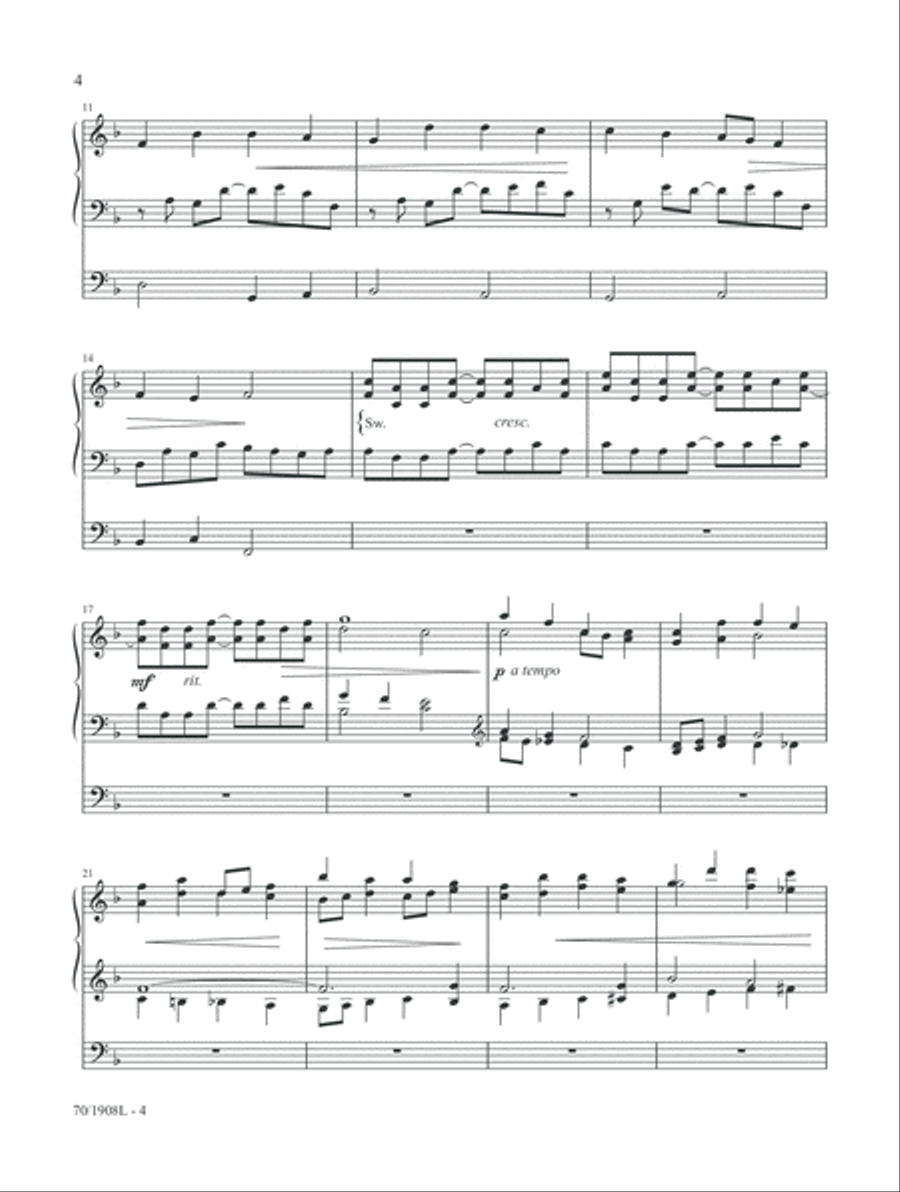With Love That Has No Ending Organ scores gallery preview page 4