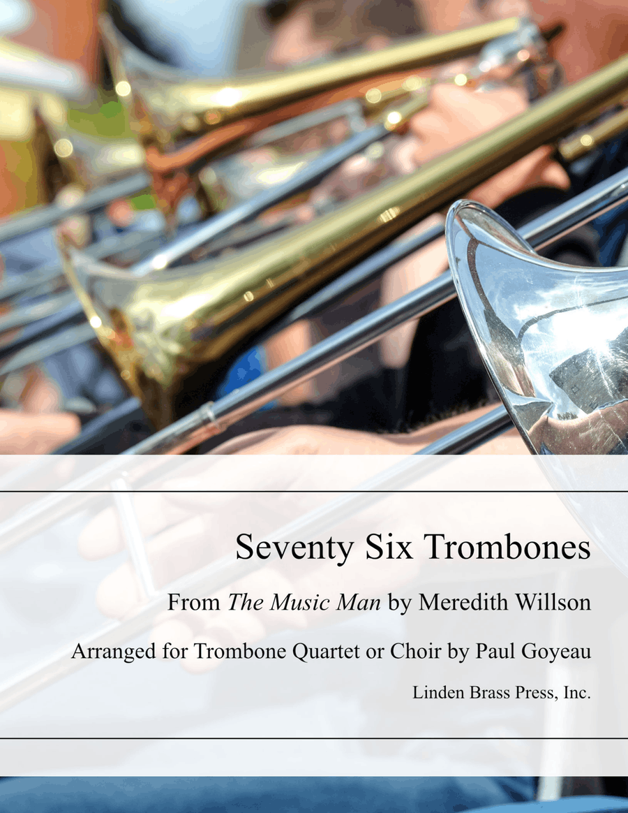 Seventy Six Trombones Trombone scores gallery preview page 1