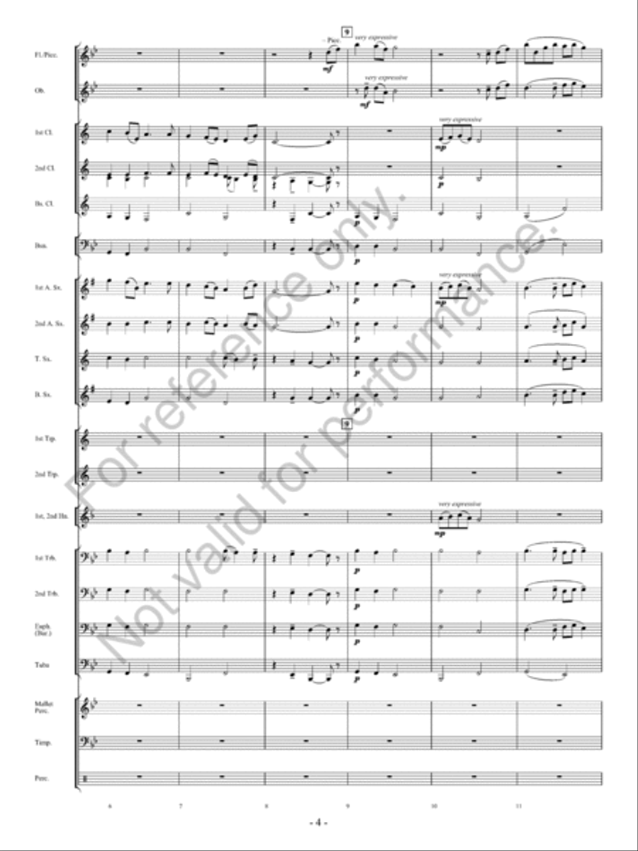 But For The Love Of Ireland Concert Band scores gallery preview page 5
