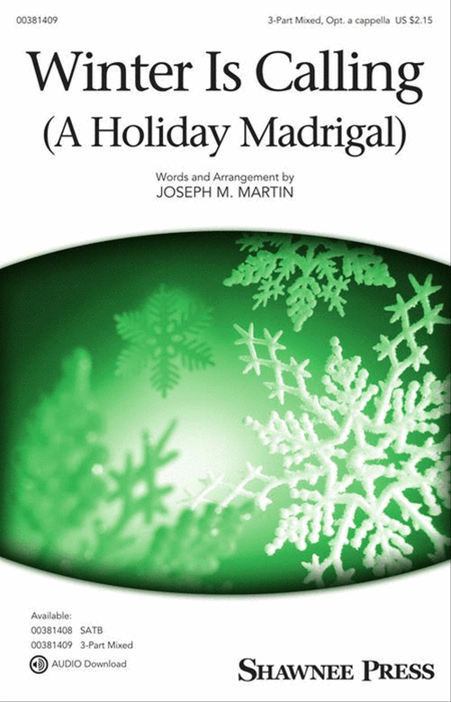 Winter Is Calling (A Holiday Madrigal) 3-Part scores gallery preview page 2