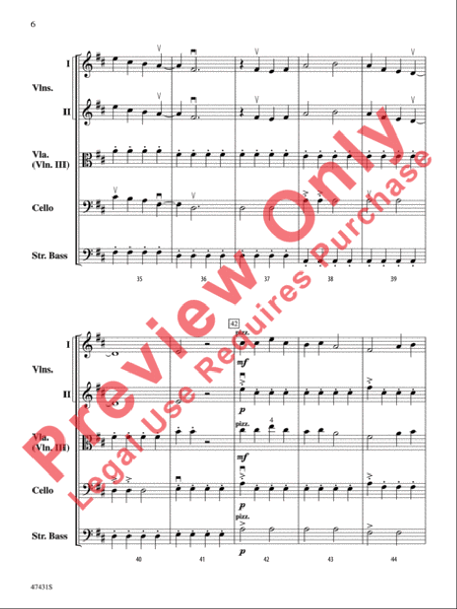 Sunchasers String Orchestra scores gallery preview page 7