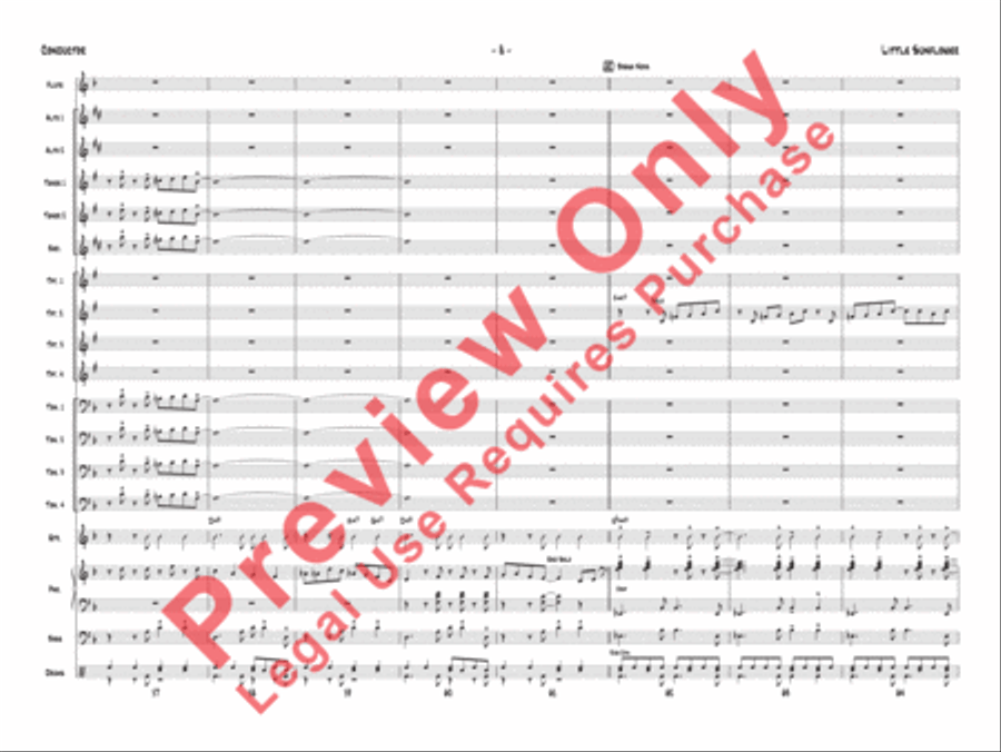 Little Sunflower Little Sunflower Jazz Ensemble scores gallery preview page 11