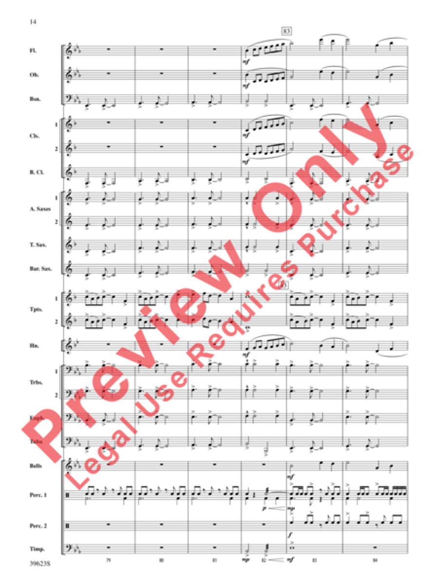 Beyond the Riverbend Concert Band scores gallery preview page 15