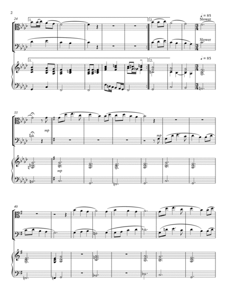 Sing We Now of Christmas - Duet for Viola and Cello image number null