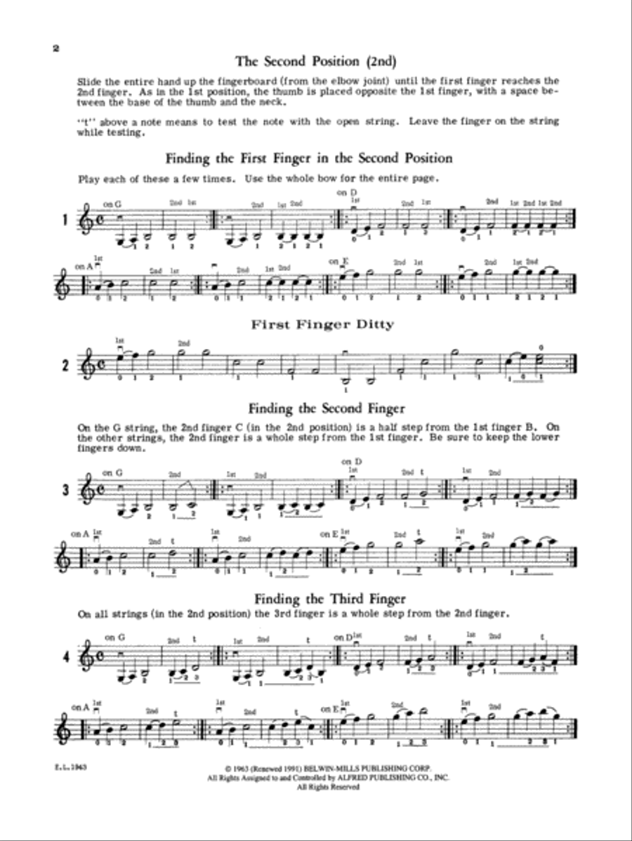 2nd and 4th Position String Builder Chamber Orchestra scores gallery preview page 3