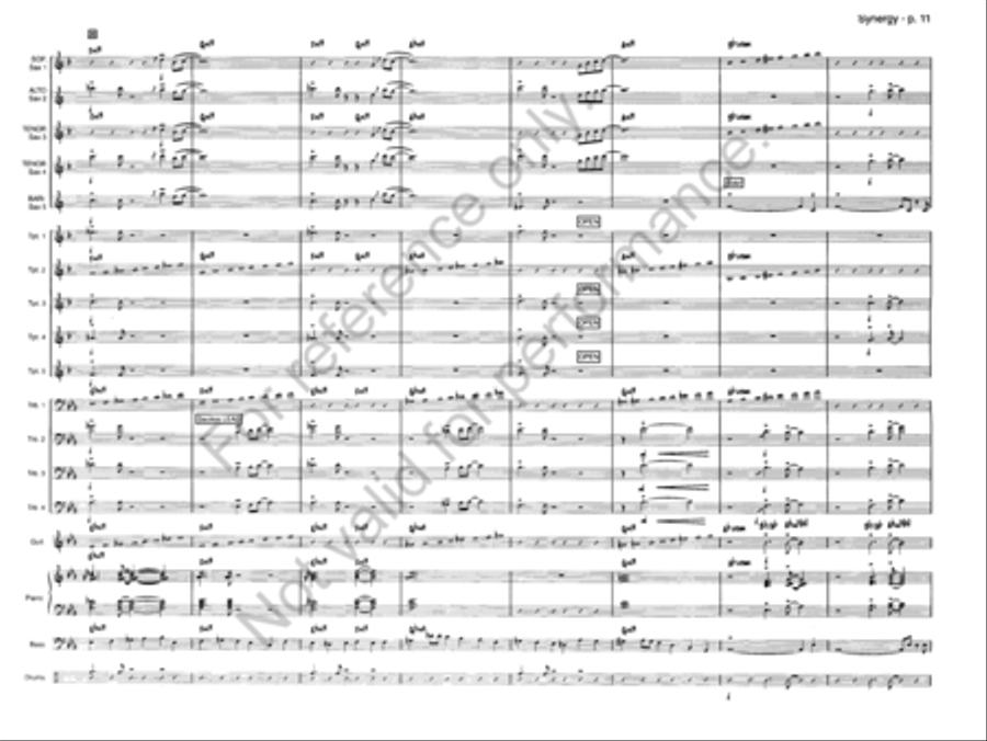 Synergy Synergy Jazz Ensemble scores gallery preview page 10