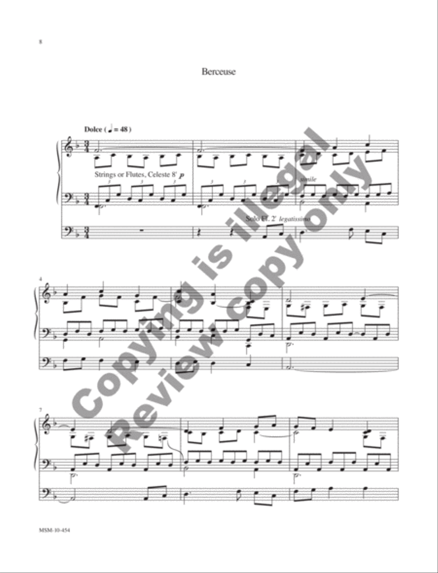 Variations on Thaxted Organ scores gallery preview page 6