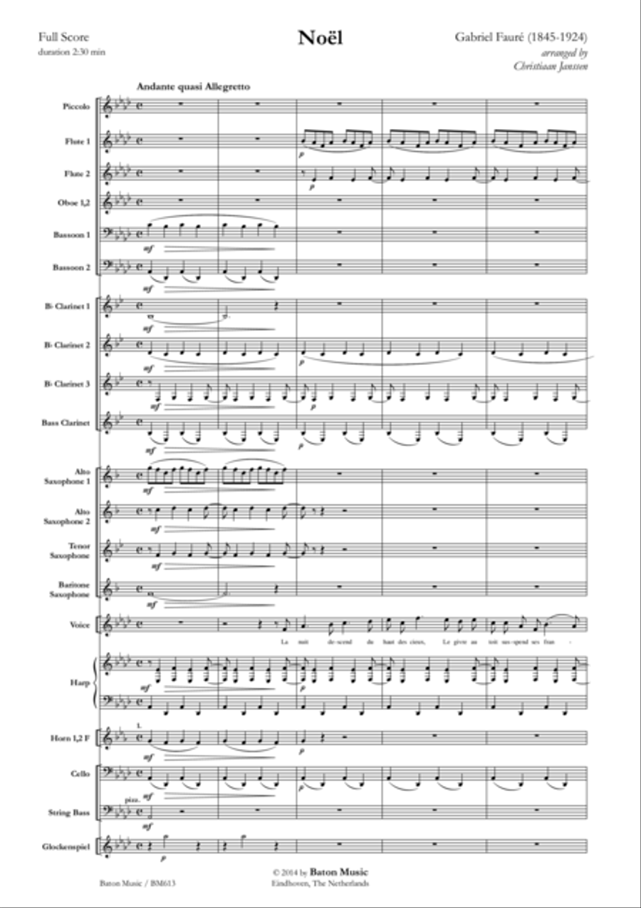Noël Noël Concert Band scores gallery preview page 2