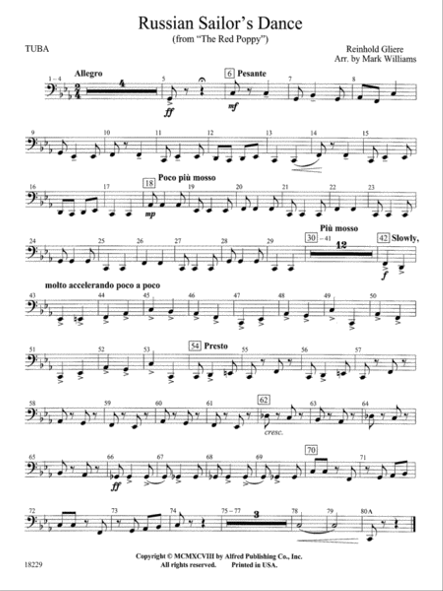 Russian Sailor's Dance (from 